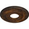 Ekena Millwork Bradford Ceiling Medallion (Fits Canopies up to 6 5/8"), 12 1/2"OD x 3 7/8"ID x 3/4"P, Rust CM12BRRUS - alternate 2